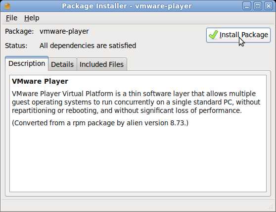 Click Install Packages Button on Package installer window.